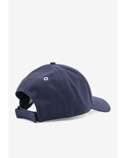 Moncler Blue Logo Patch Baseball Cap
