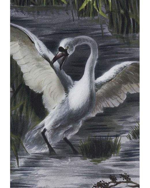 The Attico Gray Smoke Printed Mini Dress