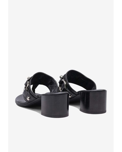 Balenciaga White City 50 Nappa Leather Sandals