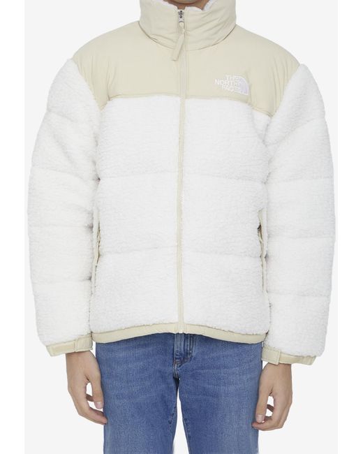 The North Face Sherpa Nuptse Jacket in White for Men | Lyst Canada