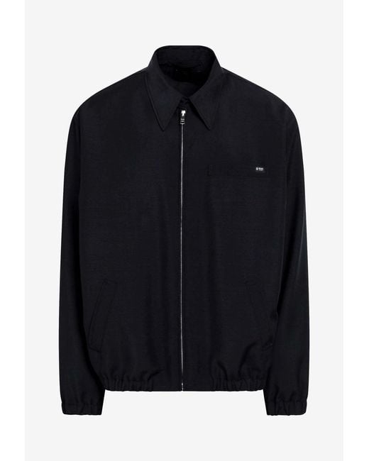 Prada Black Zip-Up Jacket for men