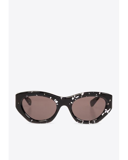 Chloé Gray Gayia Cat-Eye Sunglasses