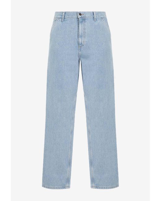 Carhartt Blue Single Knee Cargo Jeans for men
