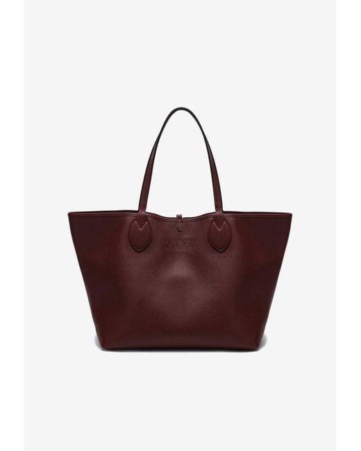 Gucci Red Large Totissima Reversible Leather Tote Bag