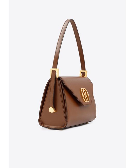 Bally Emblem Top Handle Bag in Brown | Lyst