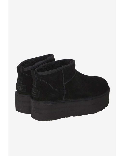 Ugg Black Classic Ultra Platform Boots
