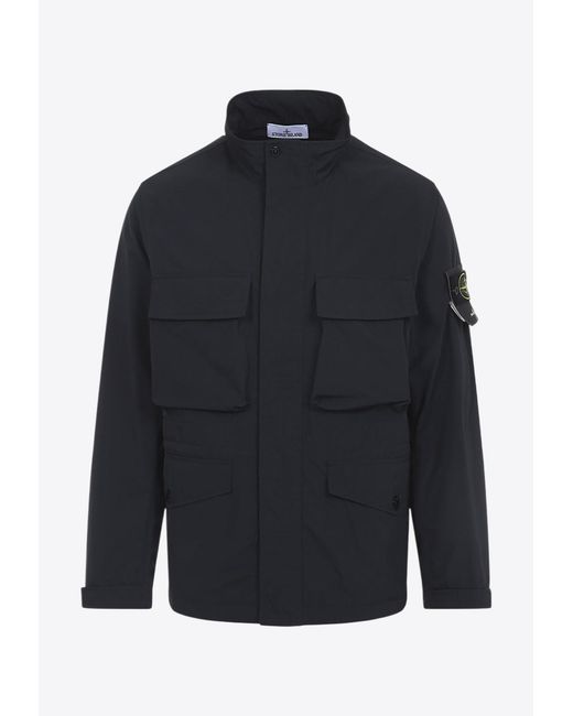Stone Island Blue Field Lightweight Jacket for men