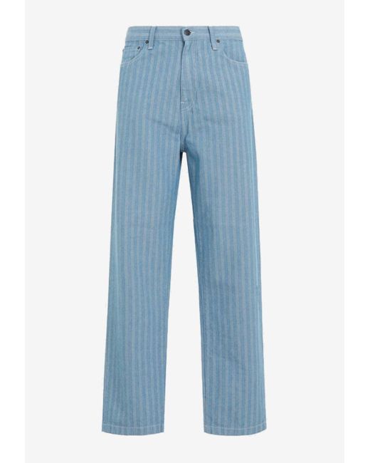 Carhartt Blue Menard Straight-Leg Jeans for men