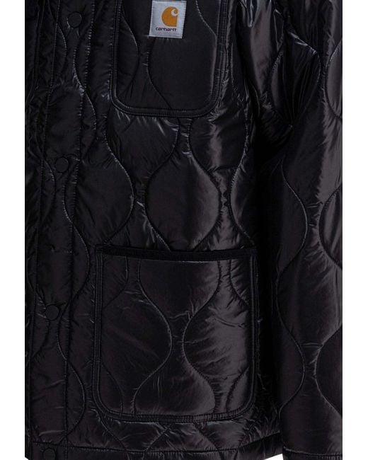 Carhartt Black Oscar Chore Buttoned Jacket for men