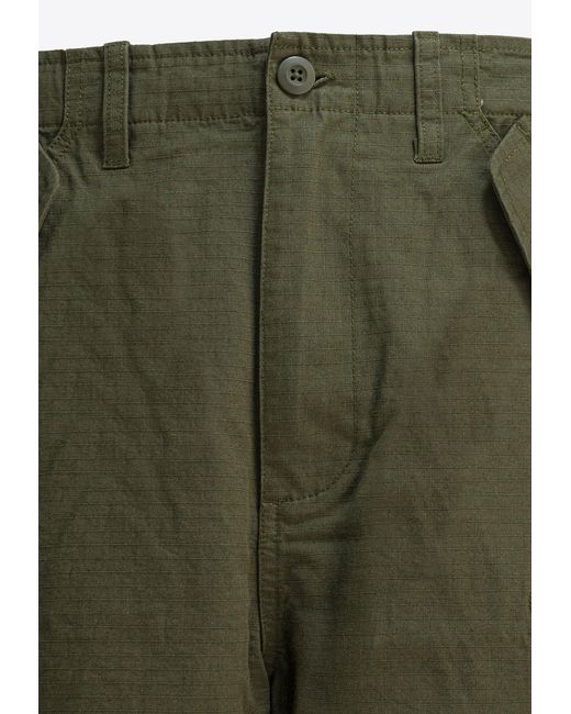Stussy Green Ripstop Cargo Shorts for men