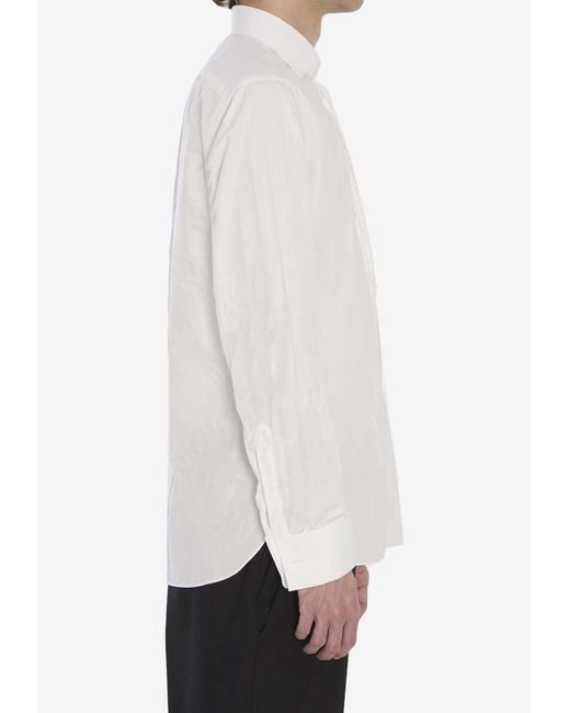 Borriello White Marechiaro Buttoned Shirt for men