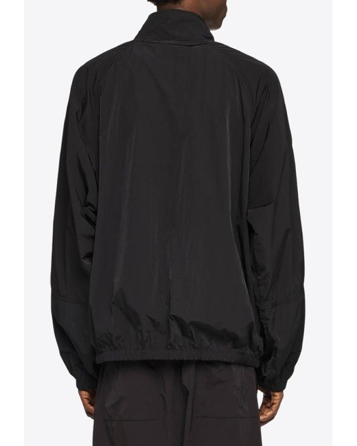 J.W. Anderson Black Essential Zip-Up Windbreaker Jacket for men