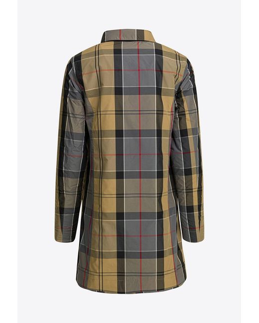 Barbour Blue Babbity Buttoned Jacket