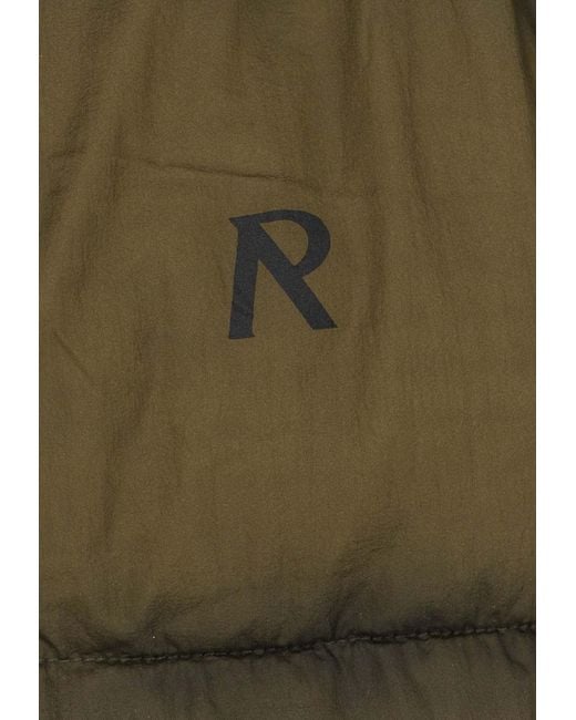 Represent Green Quilted Down Jacket for men