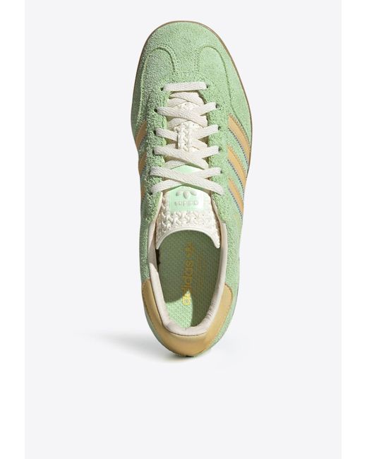 Adidas Originals Green Gazelle Indoor Low-Top Sneakers