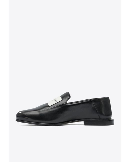 Givenchy Black Label Leather Loafers