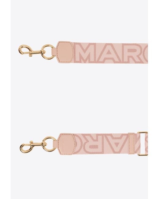 Marc Jacobs Pink The Logo Webbing Strap