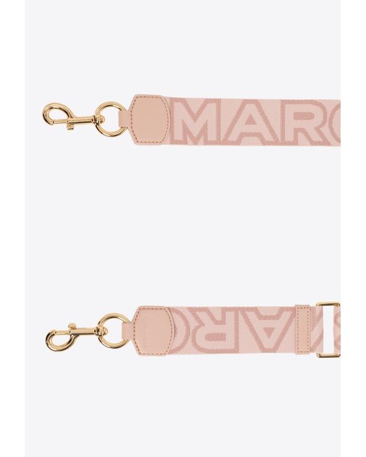 Marc Jacobs Pink The Logo Webbing Strap