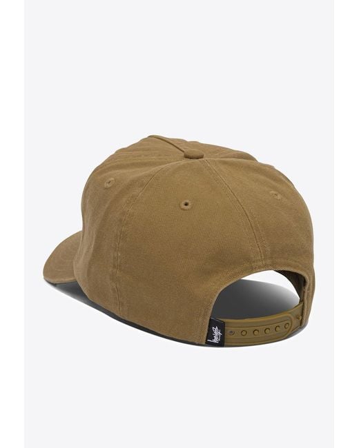 Stussy Natural Logo Baseball Cap for men