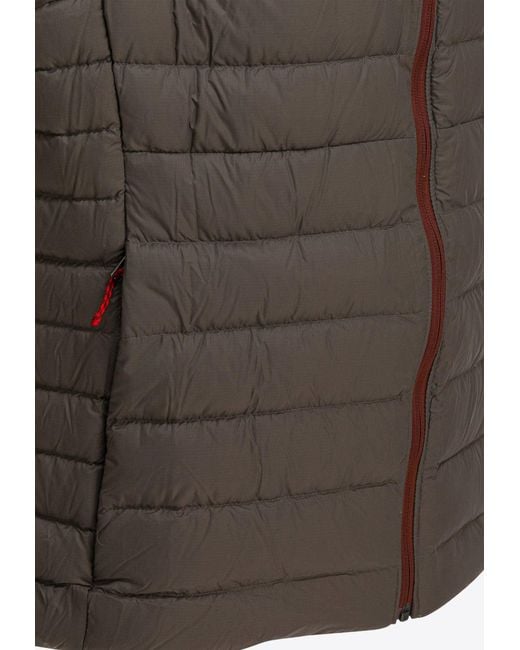 Patagonia Brown Logo Patch Down Gilet for men