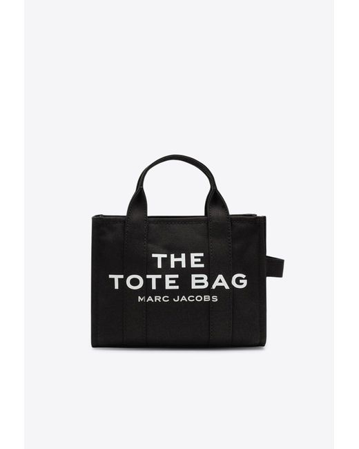 Marc Jacobs Black Small Canvas Tote Bag