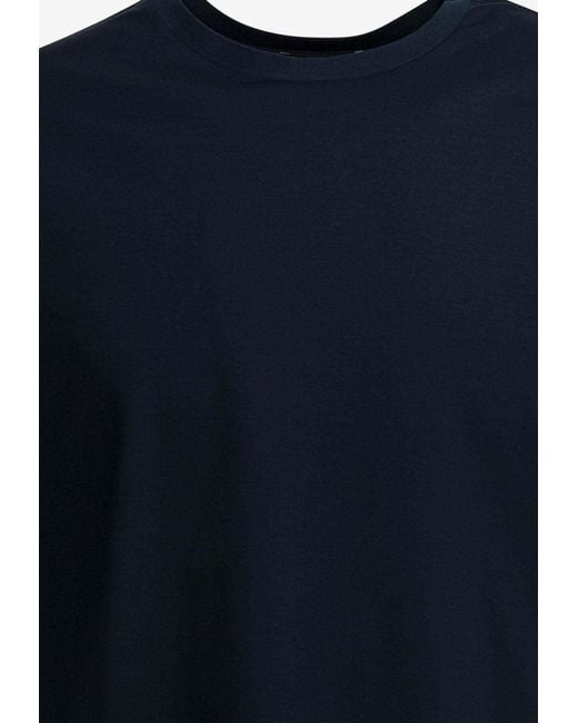 Herno Blue Basic Jersey T-Shirt for men