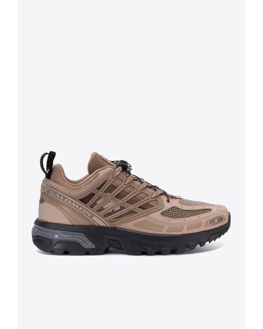 Salomon Brown Acs Pro Low-Top Sneakers for men