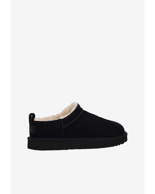 Ugg Black Classic Micro Slippers