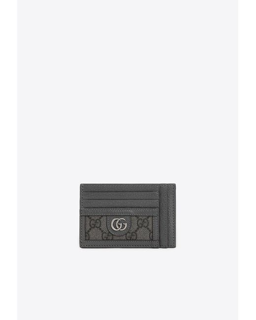 Gucci White Ophidia GG Monogram Cardholder for men