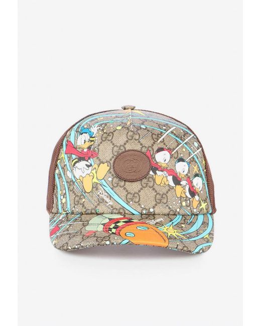Gucci Natural Disney X Donald Duck Baseball Hat for men