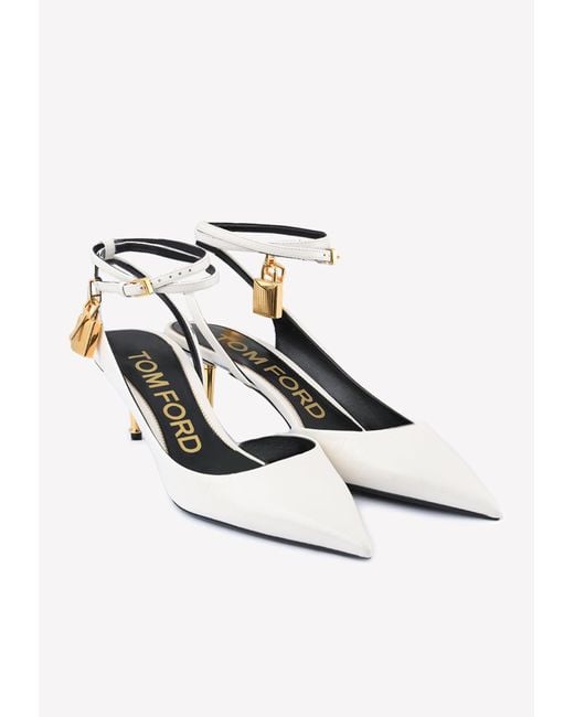 Tom ford sales white pumps