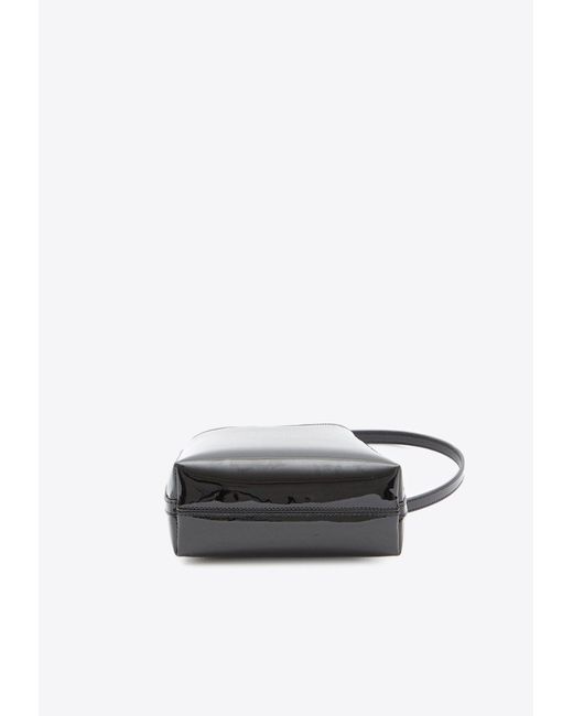 Saint Laurent Black Mini Rendez-Vous Hobo Shoulder Bag