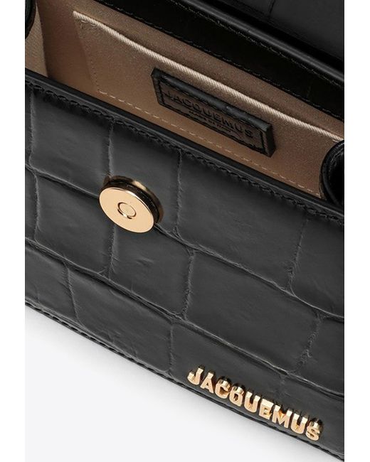 Jacquemus Le Chiquito Moyen Top Handle Bag in Black Lyst