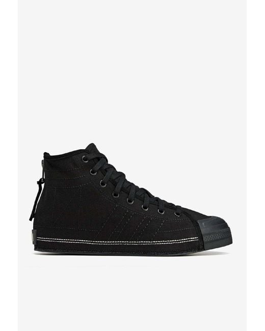 Adidas Black Y-3 X Neighborhood Nizza High-Top Sneakers for men