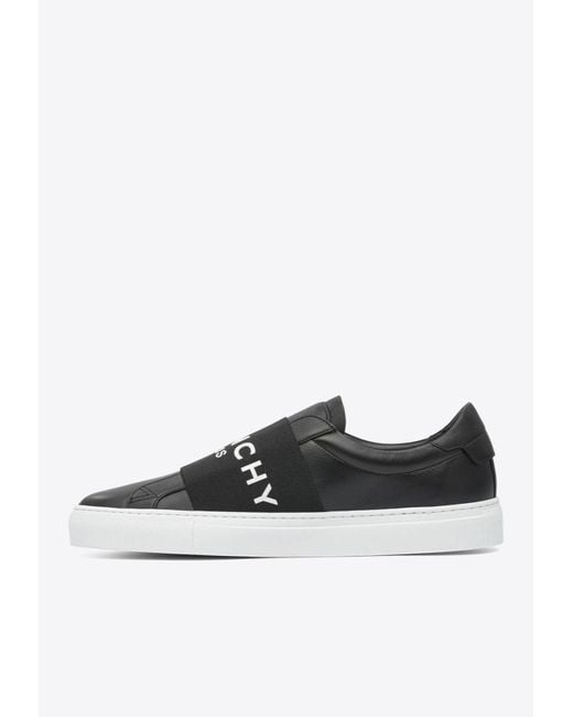 Givenchy White Urban Street Leather Slip-On Sneakers for men