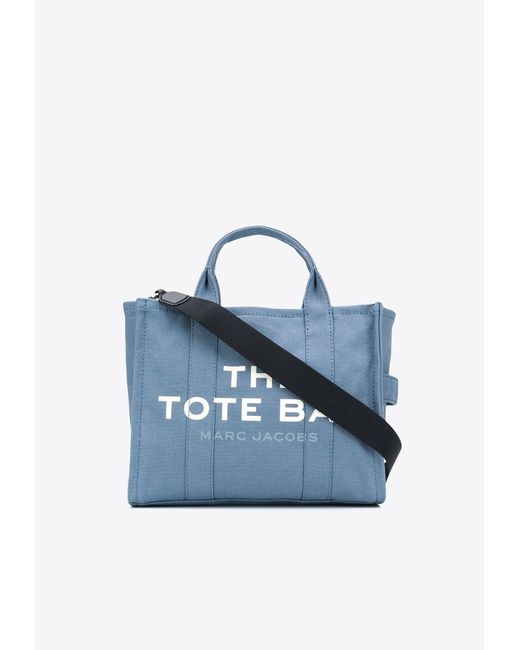 Marc Jacobs Blue The Medium Logo-Print Tote Bag