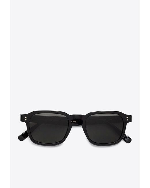 Retrosuperfuture Black Luce Geometric Sunglasses for men