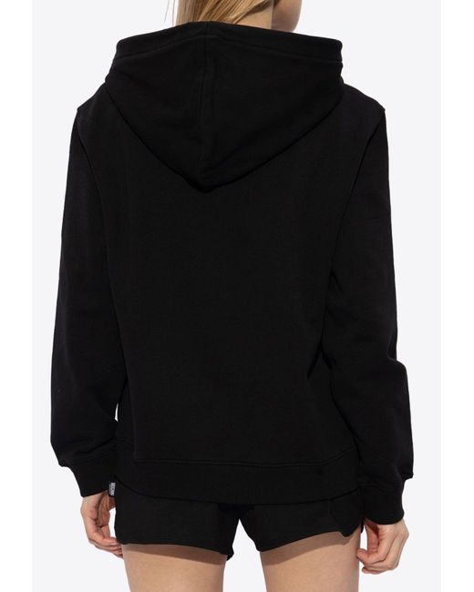 Moschino Black Be Simple Hooded Sweatshirt