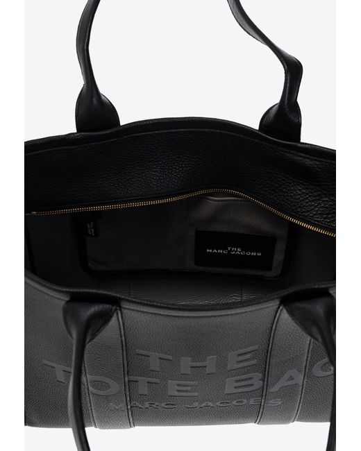 Marc Jacobs Black The Large Logo Tote Bag