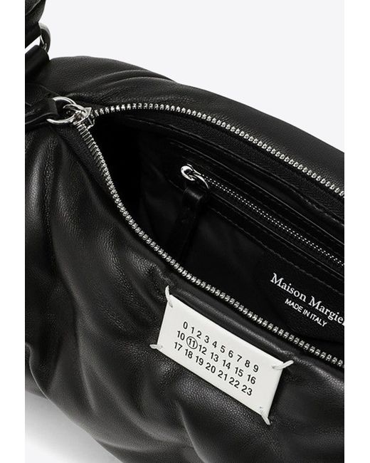 Maison Margiela Black Glam Slam Leather Pillow Shoulder Bag