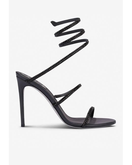 rene caovilla cleo black
