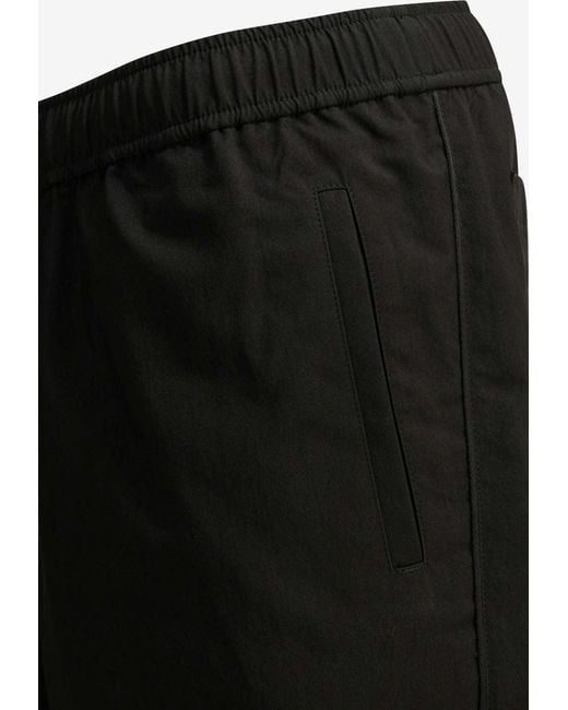 Givenchy Black Paris Jacquard Elasticated-Waistband Shorts for men