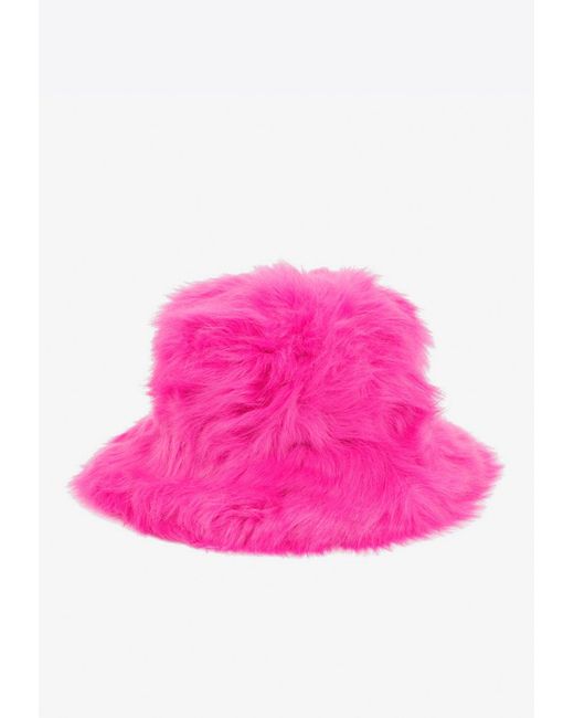 Stand Studio Wera Oversized Bucket Hat in Hot Pink (Pink) | Lyst