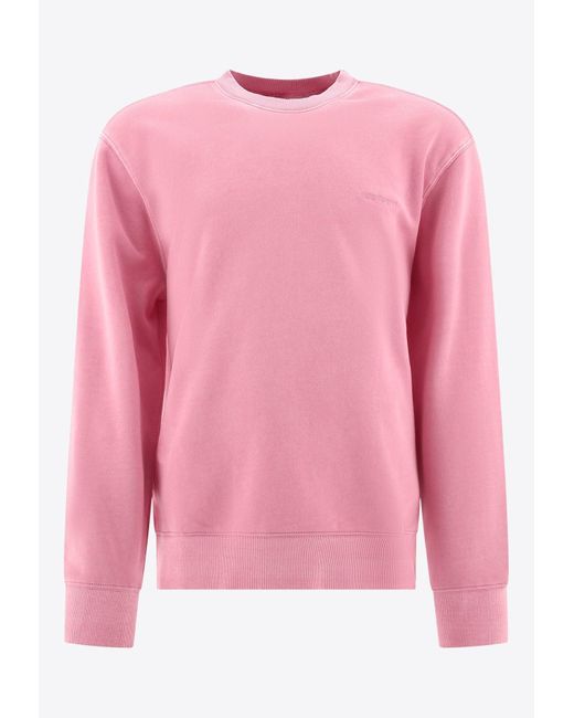 Carhartt Men's Pink Duster Script Sweatshirt