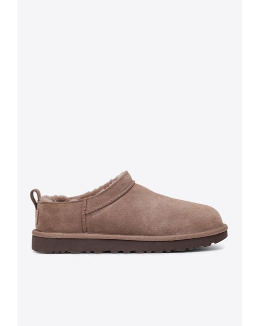 Ugg Brown Classic Micro Suede Boots