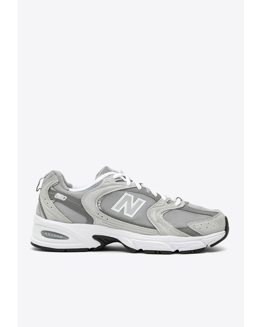 New Balance White Mr530 Low-Top Sneakers for men