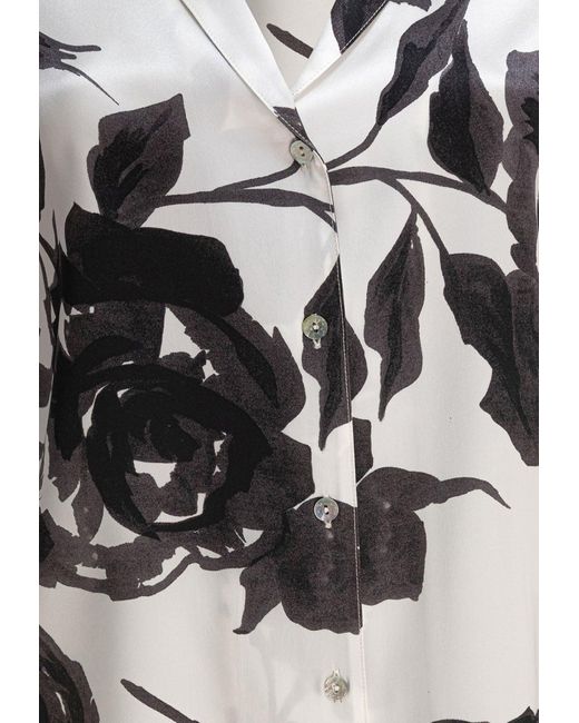 SLEEP NO MORE White Logo-Printed Buttoned Shirt