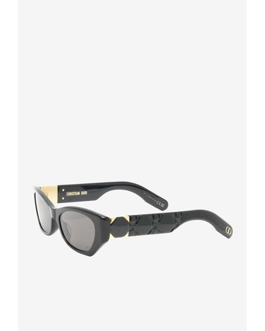 Dior Gray Lady Cannage Butterfly Sunglasses