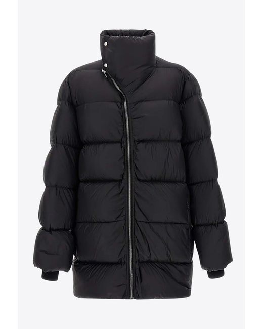 Rick Owens Black 'Turtle' Down Jacket for men