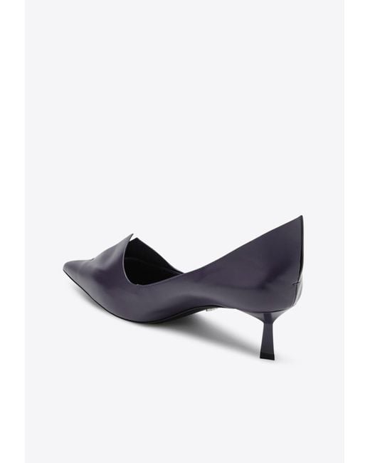 Prada Blue Heeled Shoes